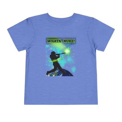 Whata Nuke Baseball Tee - Toddler Graphic T-Shirt