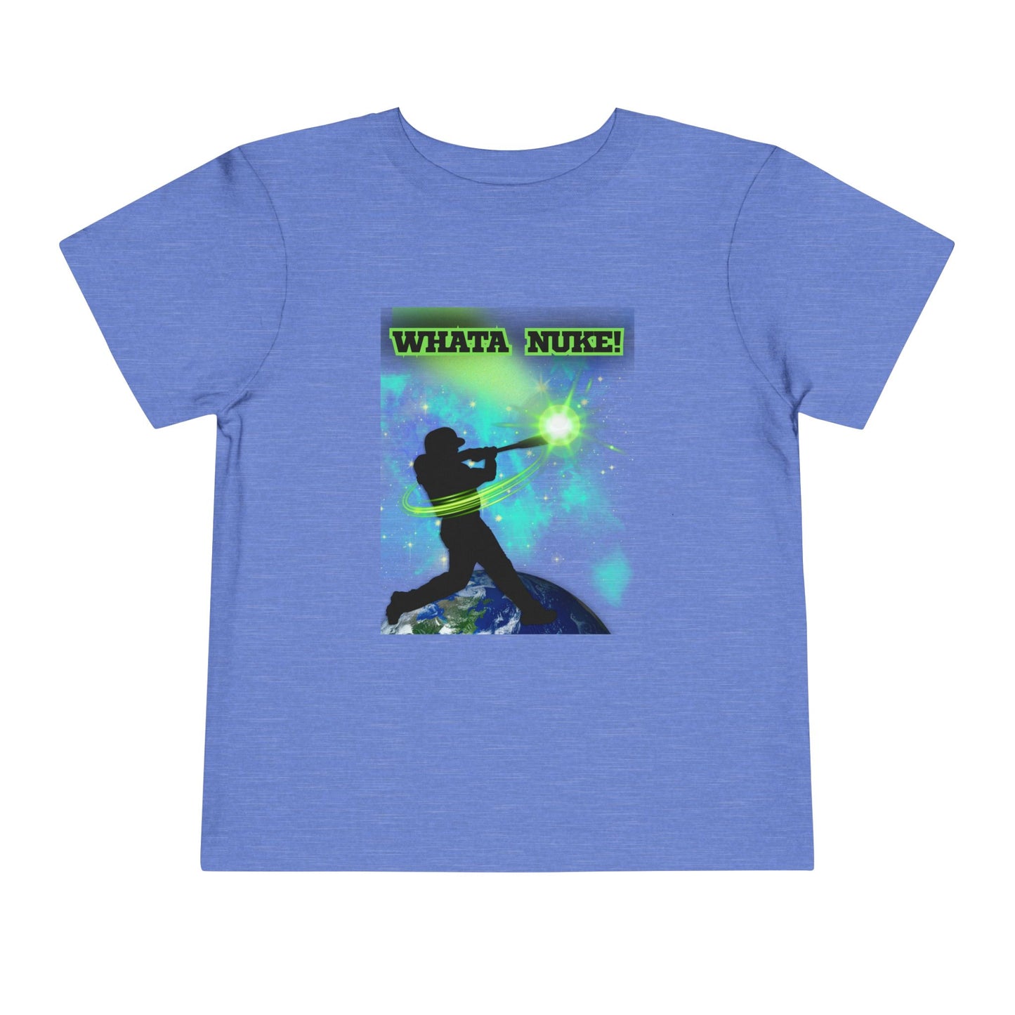 Whata Nuke Baseball Tee - Toddler Graphic T-Shirt