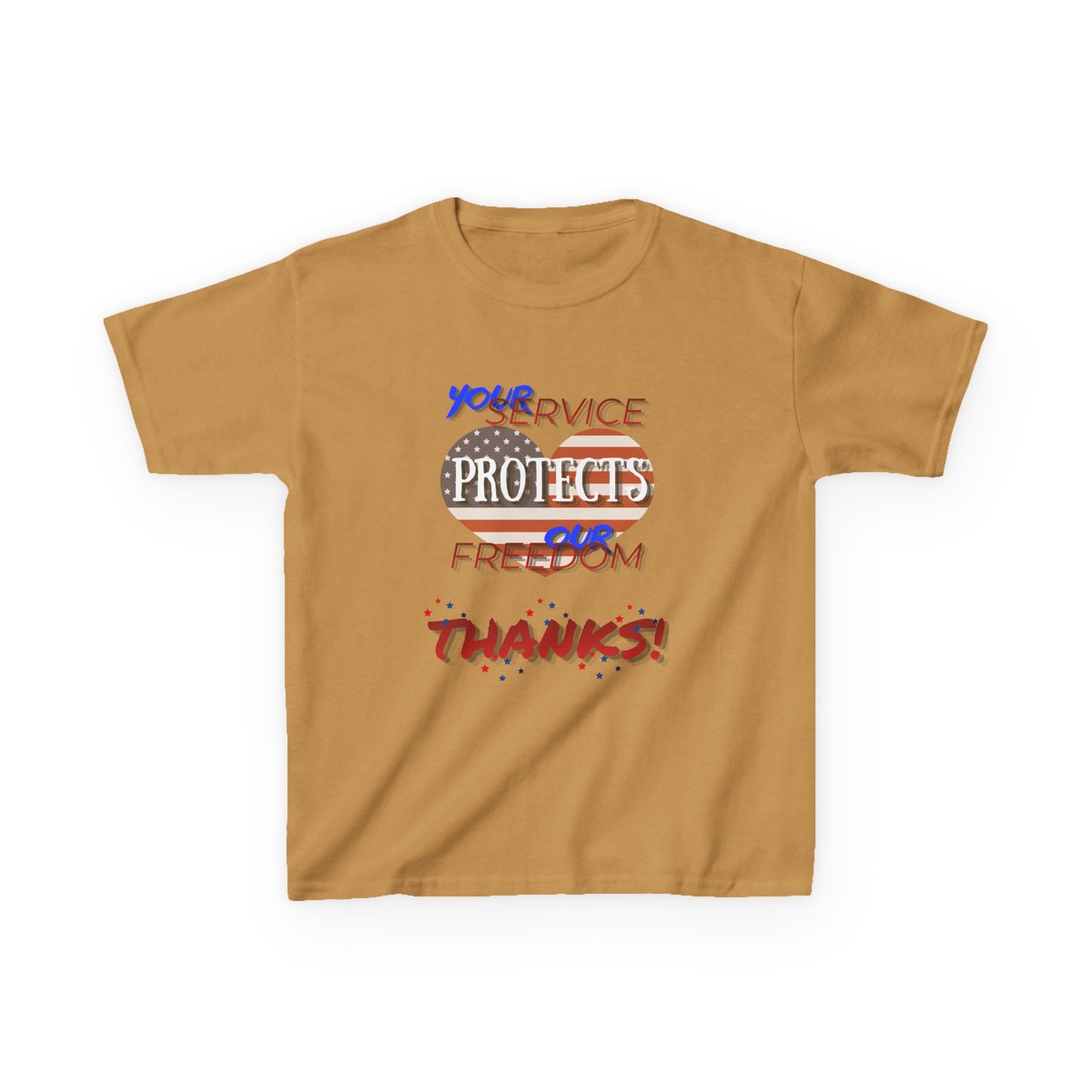 Thanks 4 Service Memorial Day Tee - Kids T-Shirt