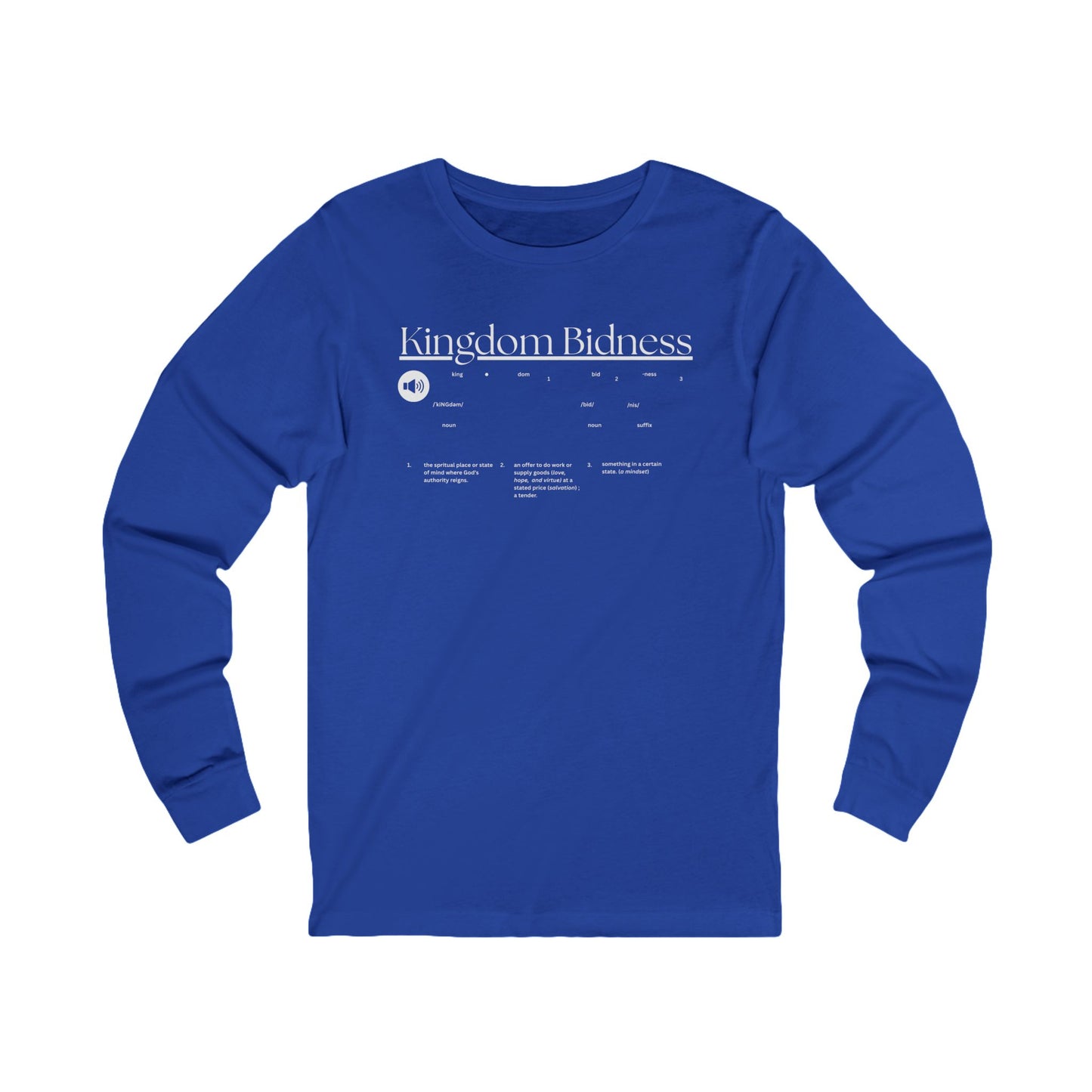 Kingdom - Women's Graphic Long Sleeve Tee BC3501