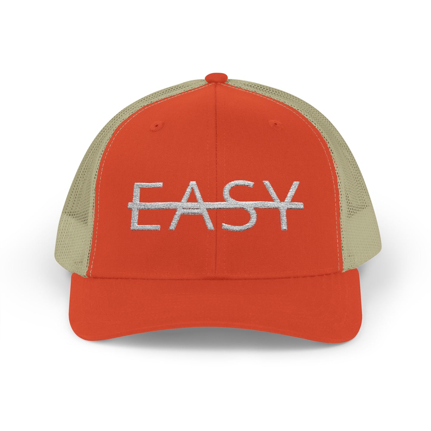 Unisex Not Easy Snapback Trucker Cap - Embroidered