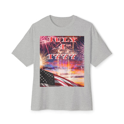 July 4th 1777 Tee – Oversized Box Graphic T-Shirt