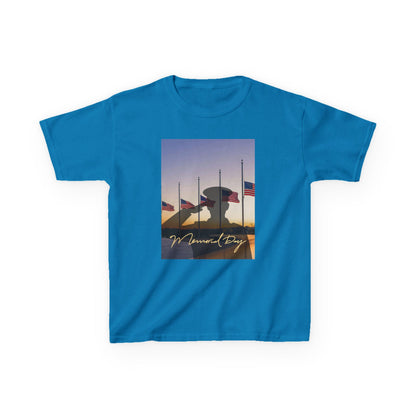 Half Mast Memorial Day Tee — Youth Graphic T-Shirt