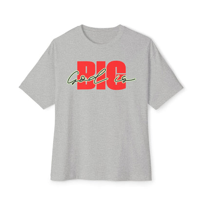 God is Big  (Black&Red)Tee – Oversized Box Graphic T-Shirt