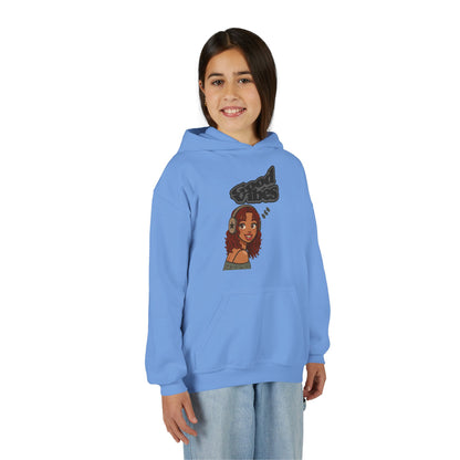 Her Cool Vibes - Kids/Youth Hoodie Gildan 18500B