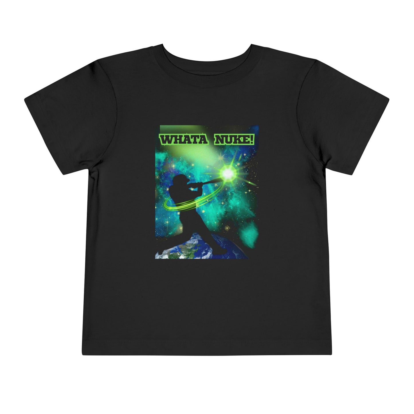 Whata Nuke Baseball Tee - Toddler Graphic T-Shirt