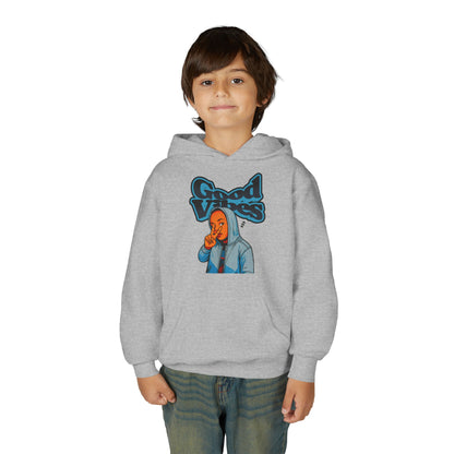 Peace Good Vibes - Kids/Youth Hoodie Gildan 18500B