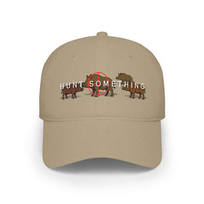 Unisex Hunt Something Boar Low-Profile Baseball Cap - Printed