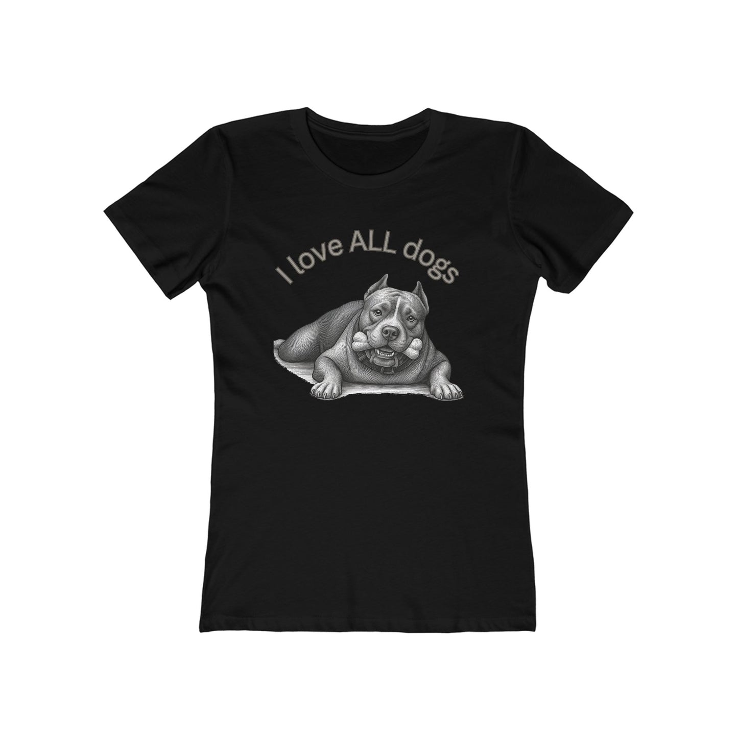 I Love All Dogs Tee - Women’s Boyfriend Fit Celebration T-Shirt