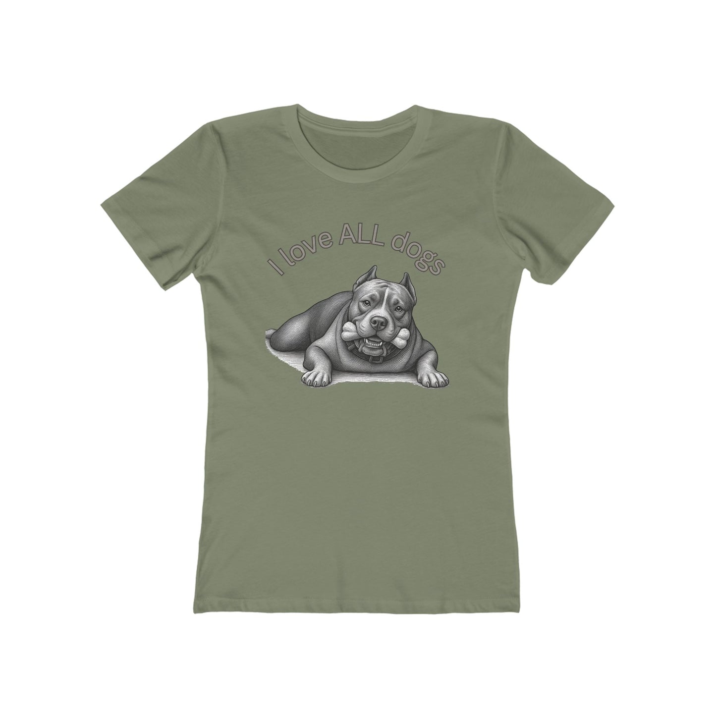 I Love All Dogs Tee - Women’s Boyfriend Fit Celebration T-Shirt