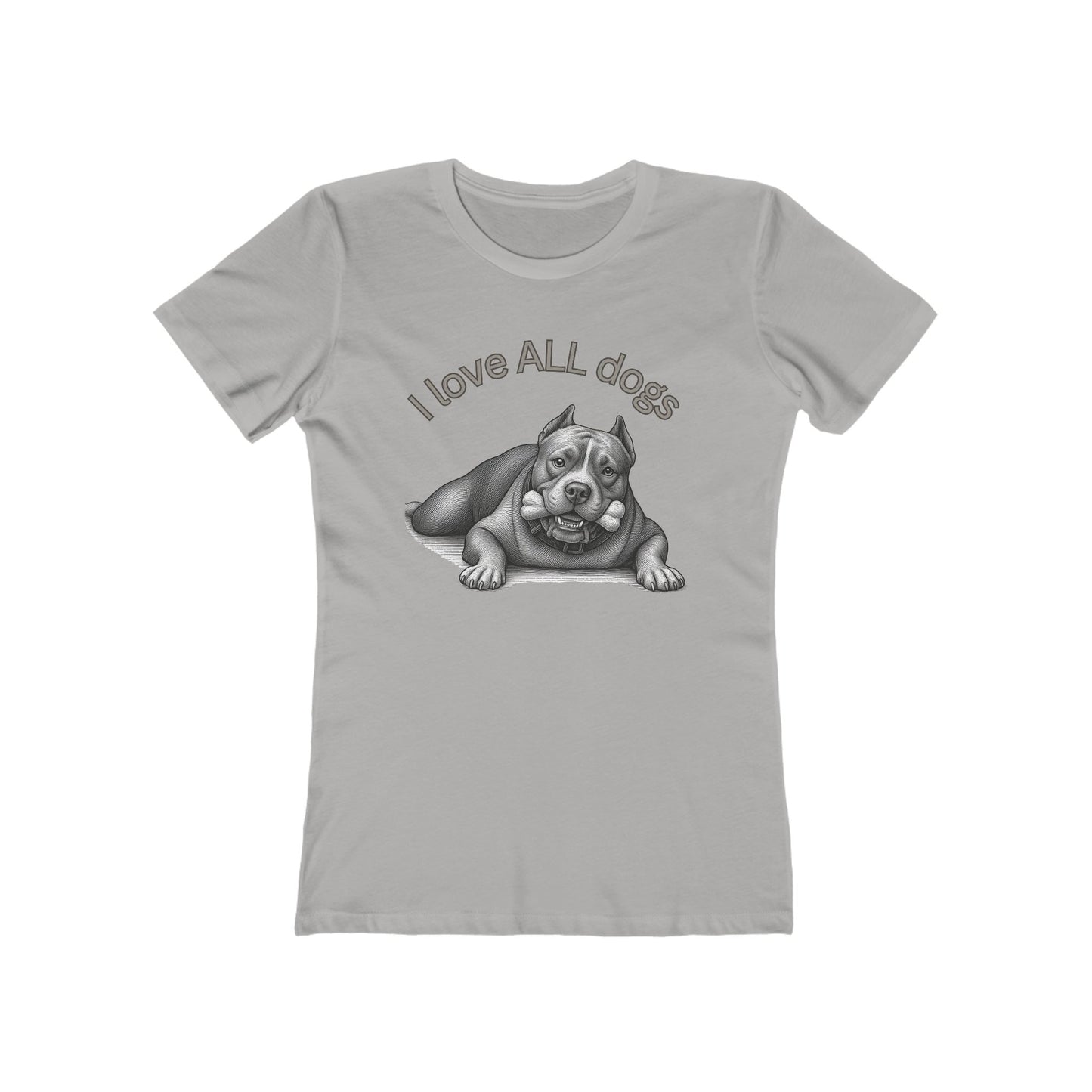 I Love All Dogs Tee - Women’s Boyfriend Fit Celebration T-Shirt