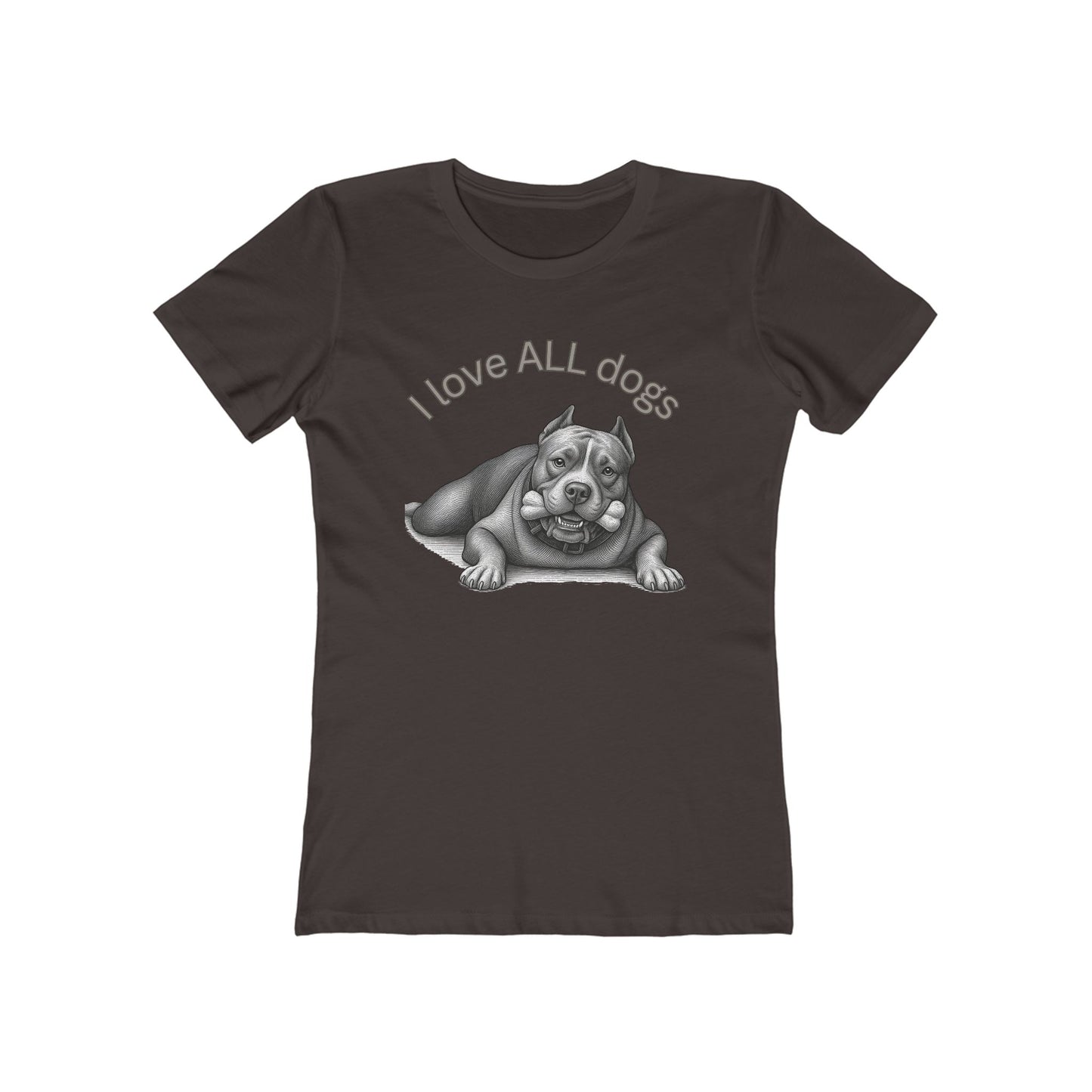 I Love All Dogs Tee - Women’s Boyfriend Fit Celebration T-Shirt