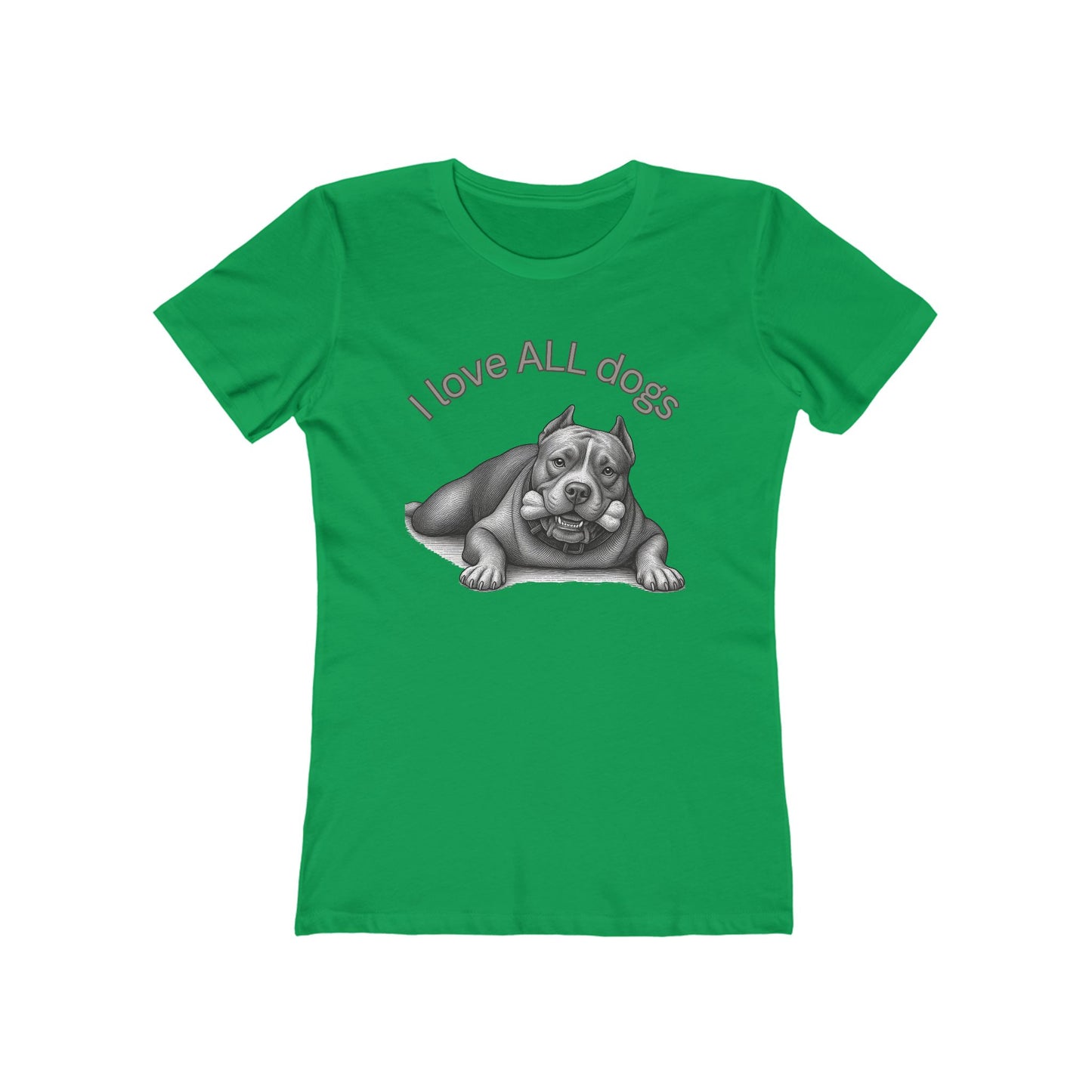 I Love All Dogs Tee - Women’s Boyfriend Fit Celebration T-Shirt