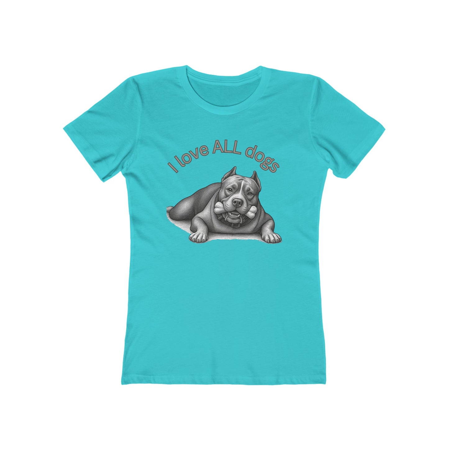 I Love All Dogs Tee - Women’s Boyfriend Fit Celebration T-Shirt