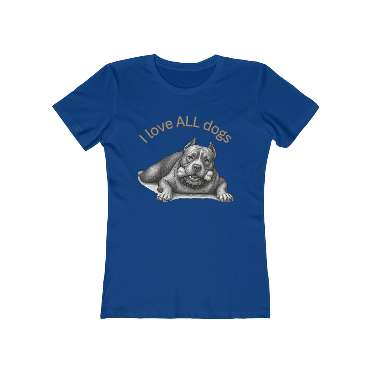 I Love All Dogs Tee - Women’s Boyfriend Fit Celebration T-Shirt