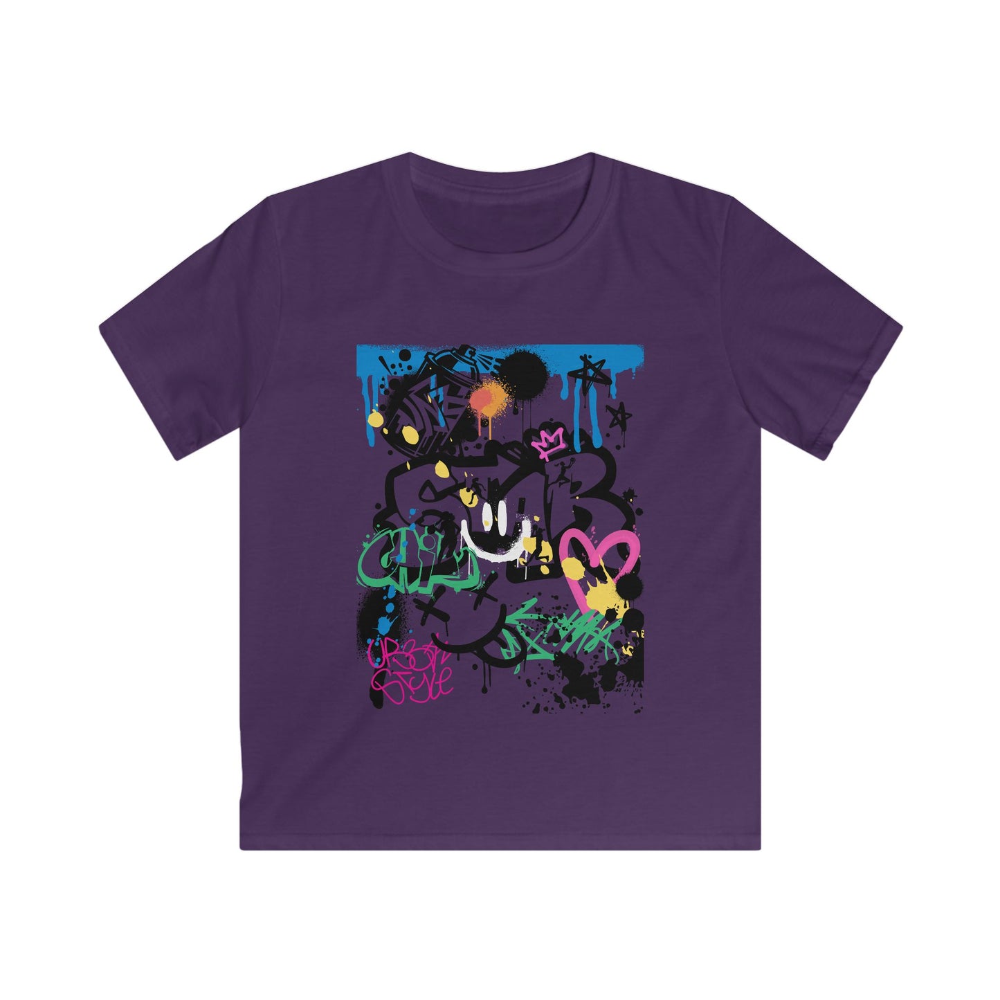 Graffiti Big Girls B Ball Tee - Youth T-Shirt