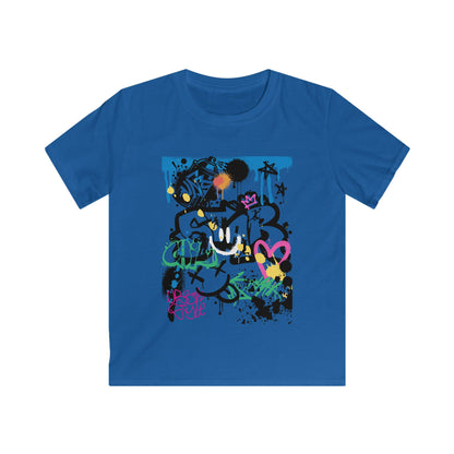 Graffiti Big Girls B Ball Tee - Youth T-Shirt