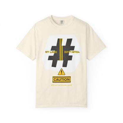 Black White Yellow Lanes Tee - Unisex T-shirt