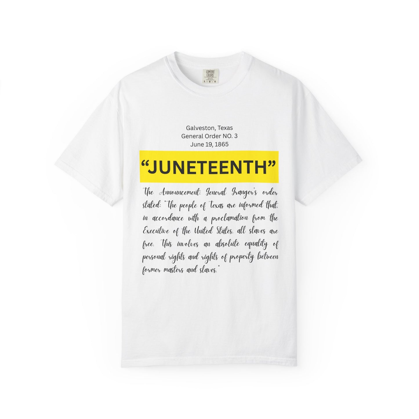 Juneteenth G O 3 Tee - Unisex T-shirt