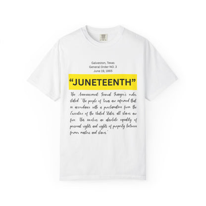 Juneteenth G O 3 Tee - Unisex T-shirt