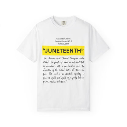 Juneteenth G O 3 Tee - Unisex T-shirt