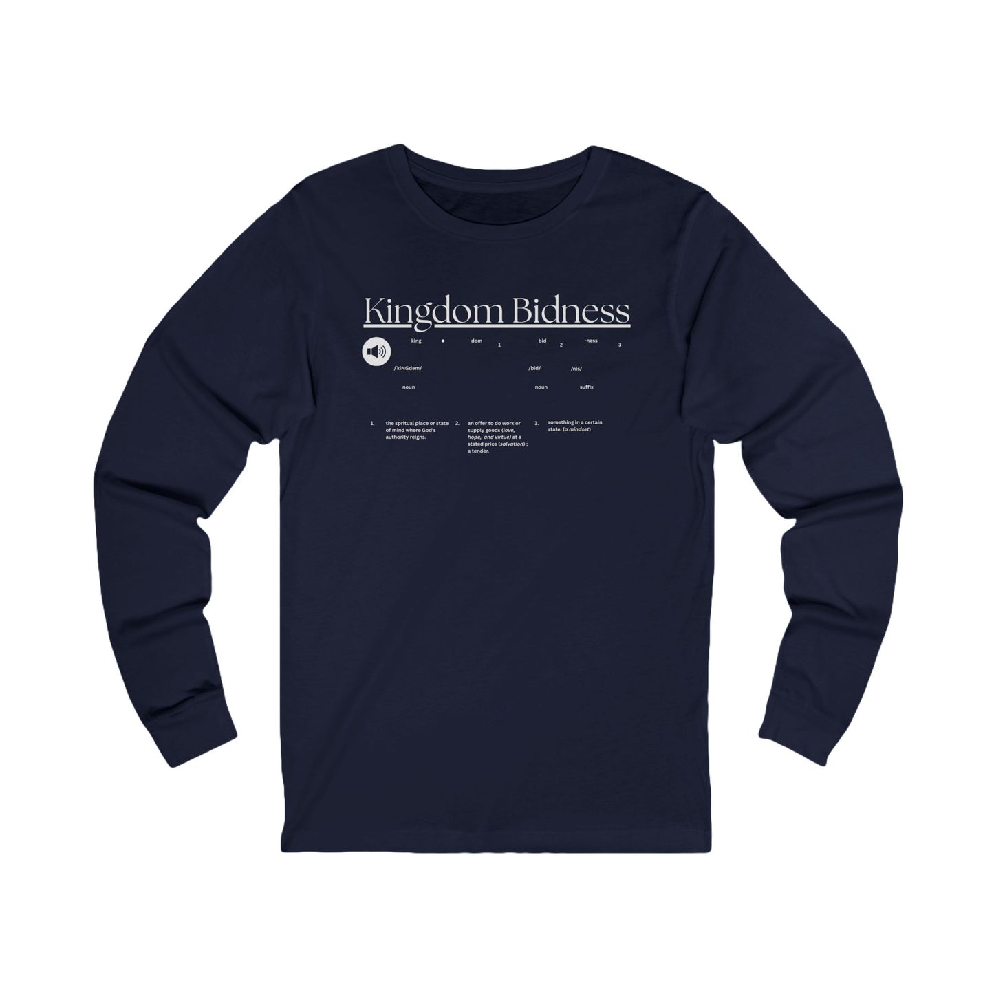 Kingdom - Women's Graphic Long Sleeve Tee BC3501