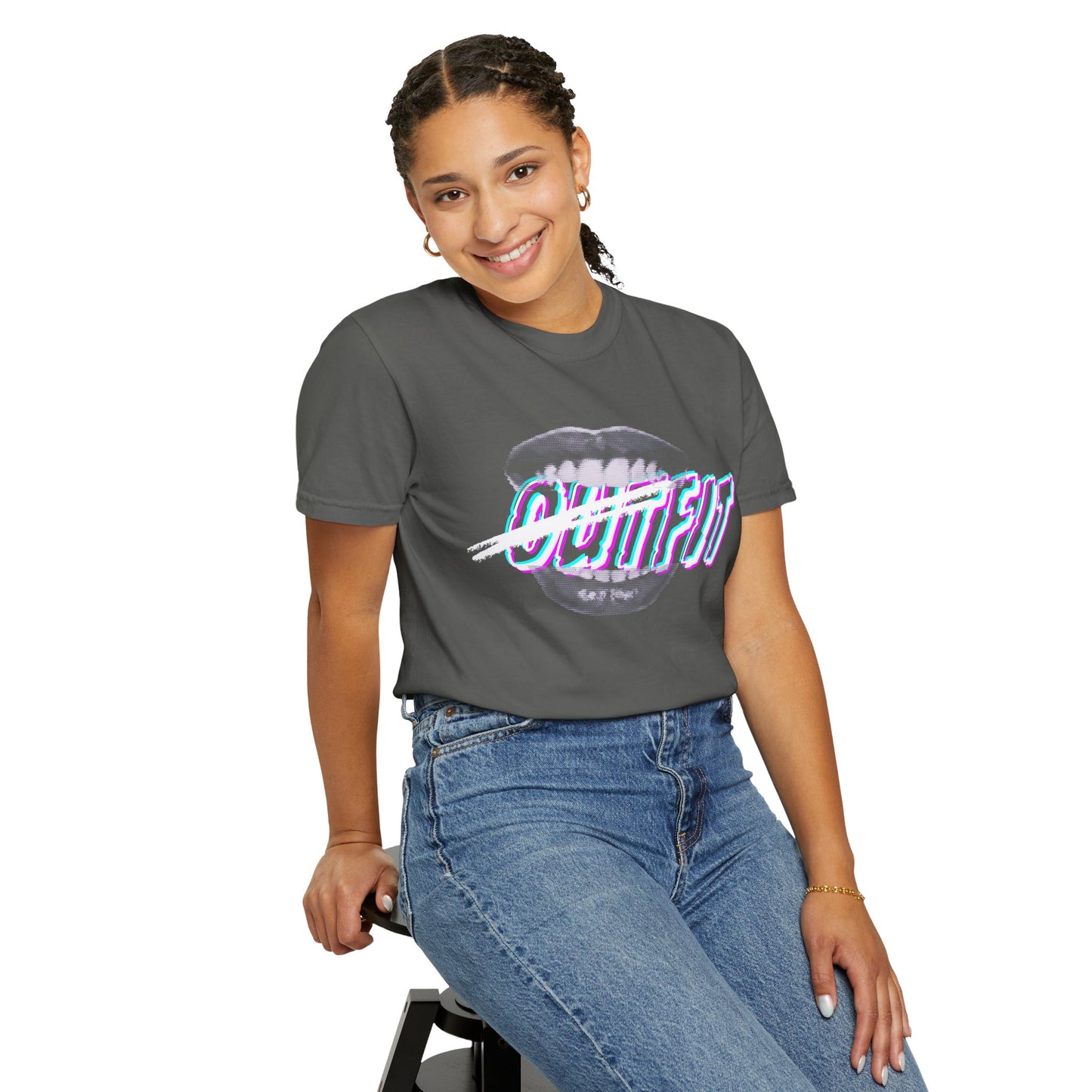 Mouth Fit Glitch Tee - Unisex T-shirt