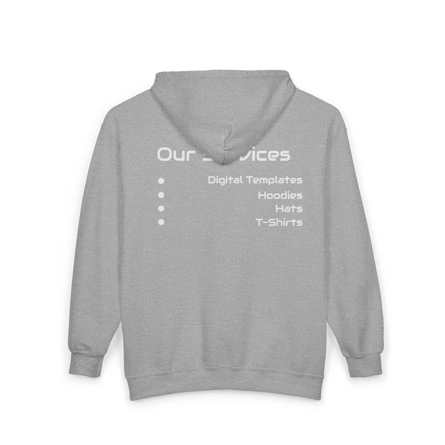 Copy of Personalize It! Gray Business Full - Zip Hoodie
