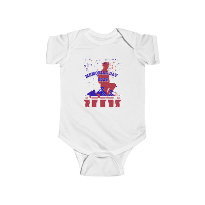 Memorial Day Soldiers Baby Bodysuit – Graphic Infant Onesie