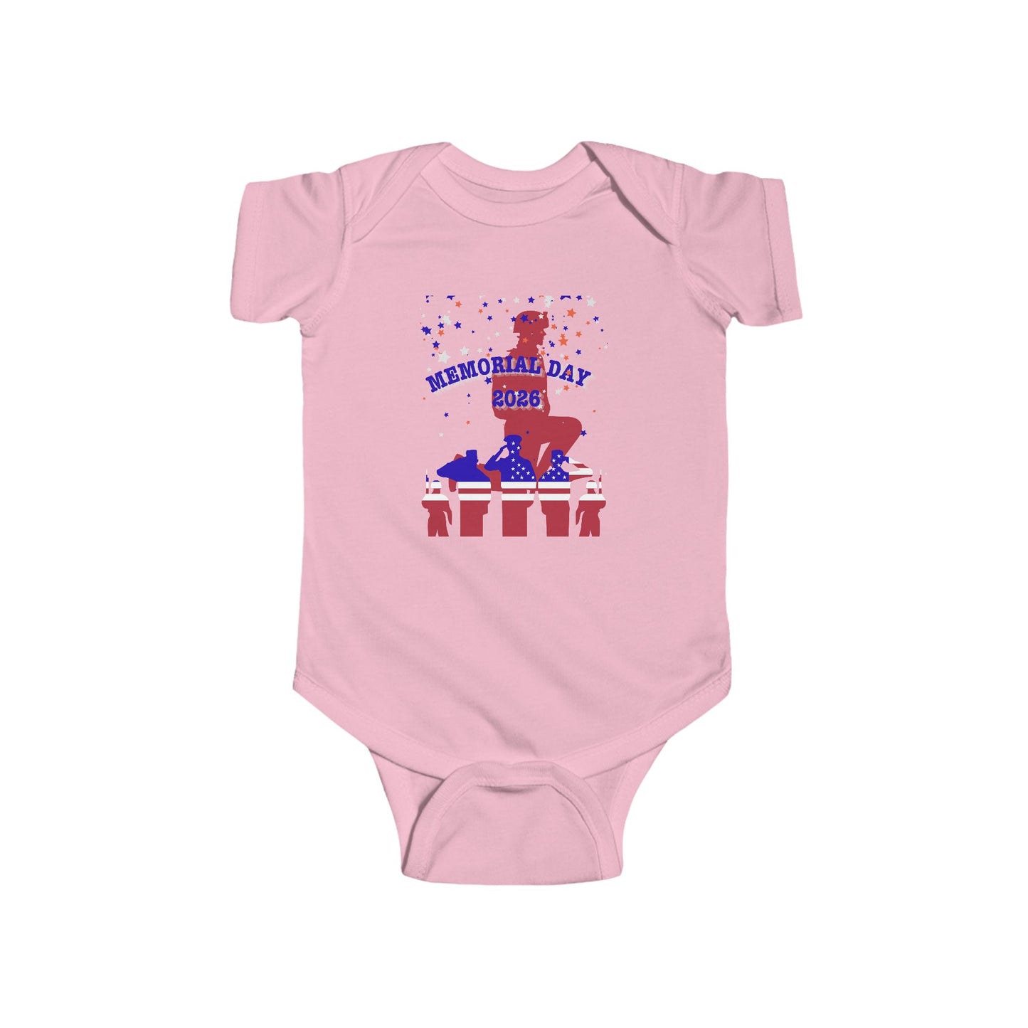 Memorial Day Soldiers Baby Bodysuit – Graphic Infant Onesie