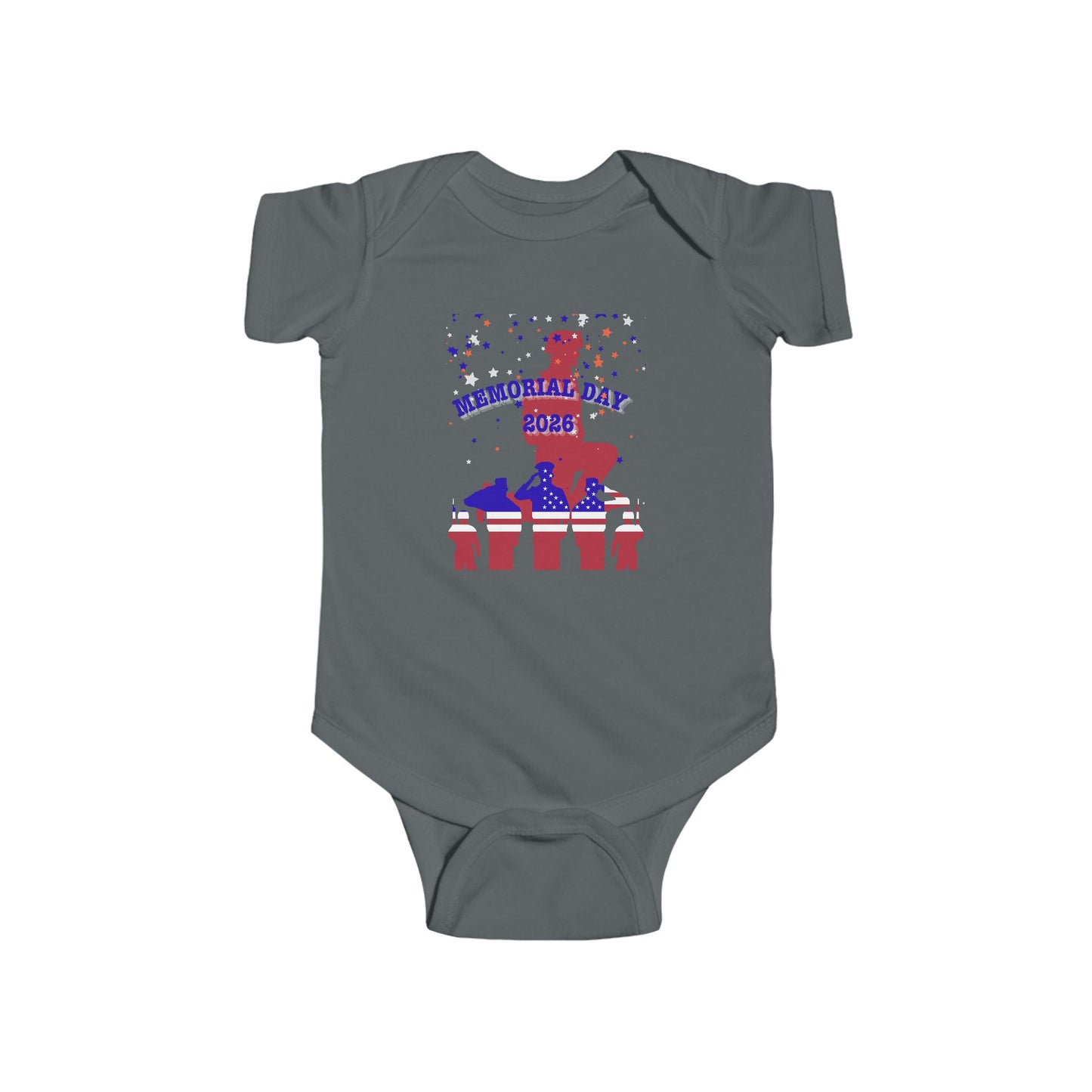 Memorial Day Soldiers Baby Bodysuit – Graphic Infant Onesie