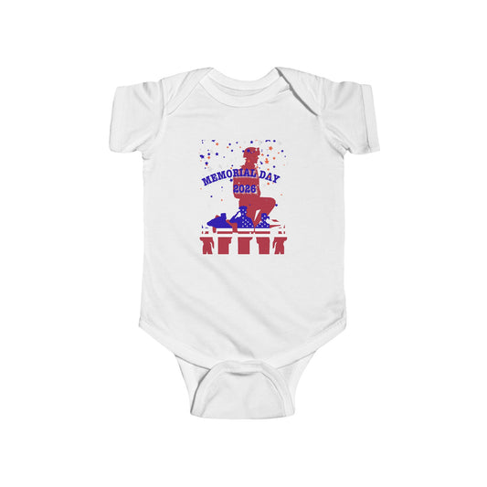 Memorial Day Soldiers Baby Bodysuit – Graphic Infant Onesie