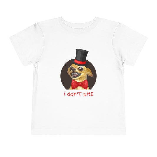 I Don't Bite Tee - Graphic Toddler T-Shirt