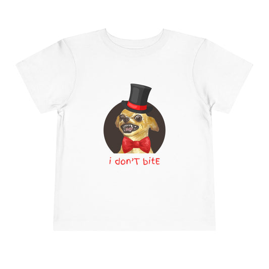 I Don't Bite Tee - Graphic Toddler T-Shirt