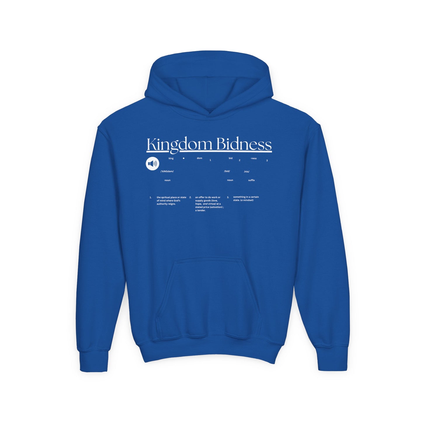 Kingdom - Kids/Youth Hoodie Gildan 18500B