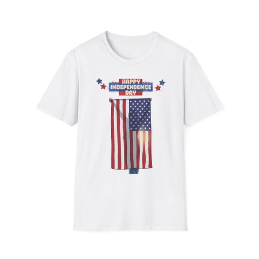 July 4th Flag Holder - G64000 Unisex T- Shirt