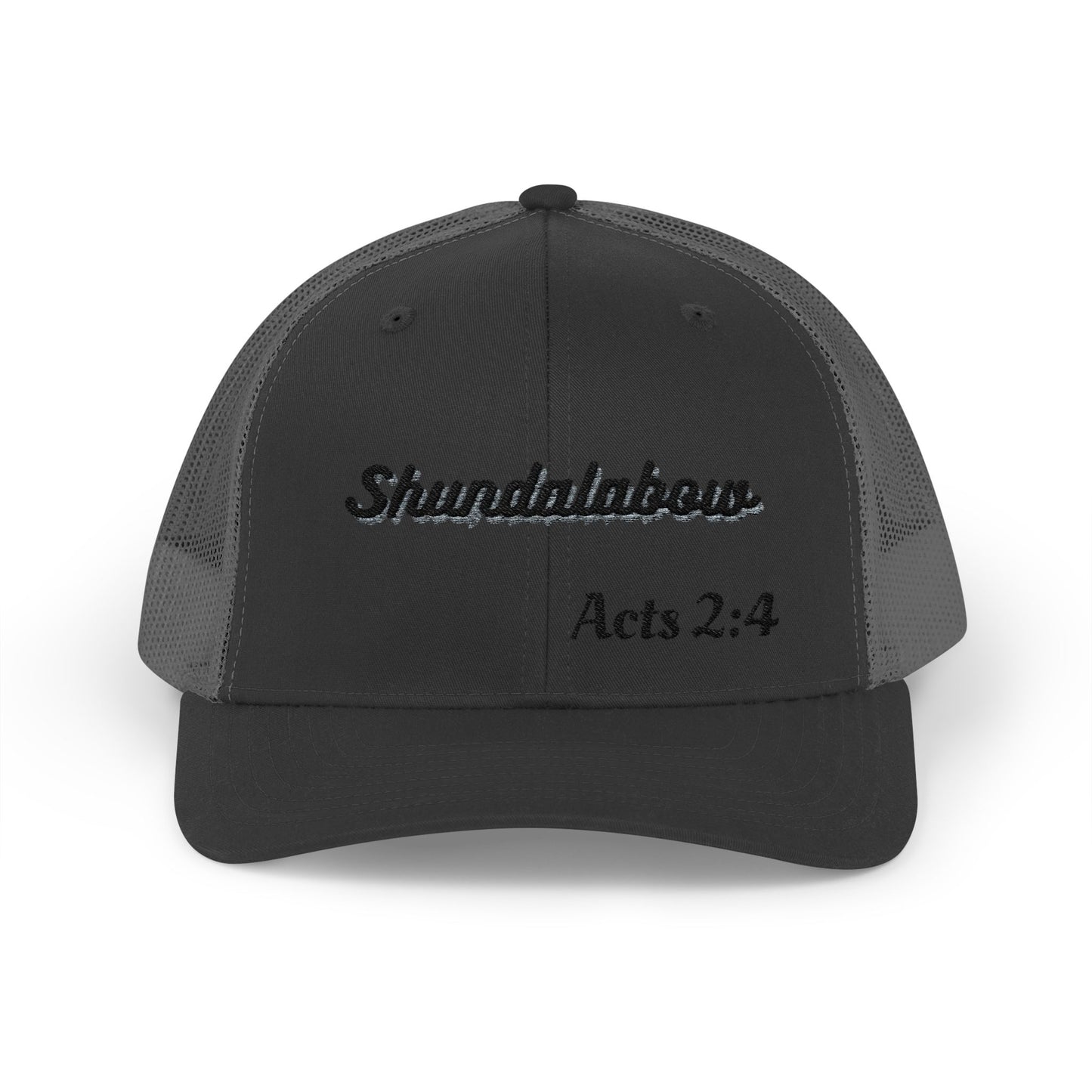 Unisex Acts 2:4 Snapback Trucker Cap - Embroidered