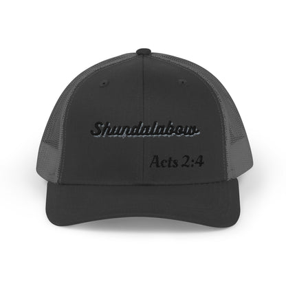 Unisex Acts 2:4 Snapback Trucker Cap - Embroidered