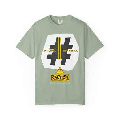 Black White Yellow Lanes Tee - Unisex T-shirt