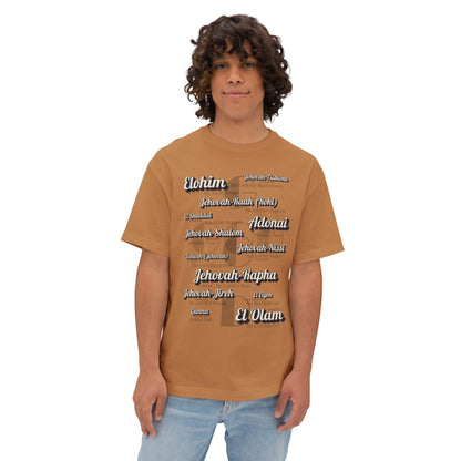 Names of God – Oversized Box Graphic T-Shirt