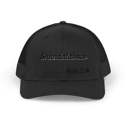 Unisex Acts 2:4 Snapback Trucker Cap - Embroidered