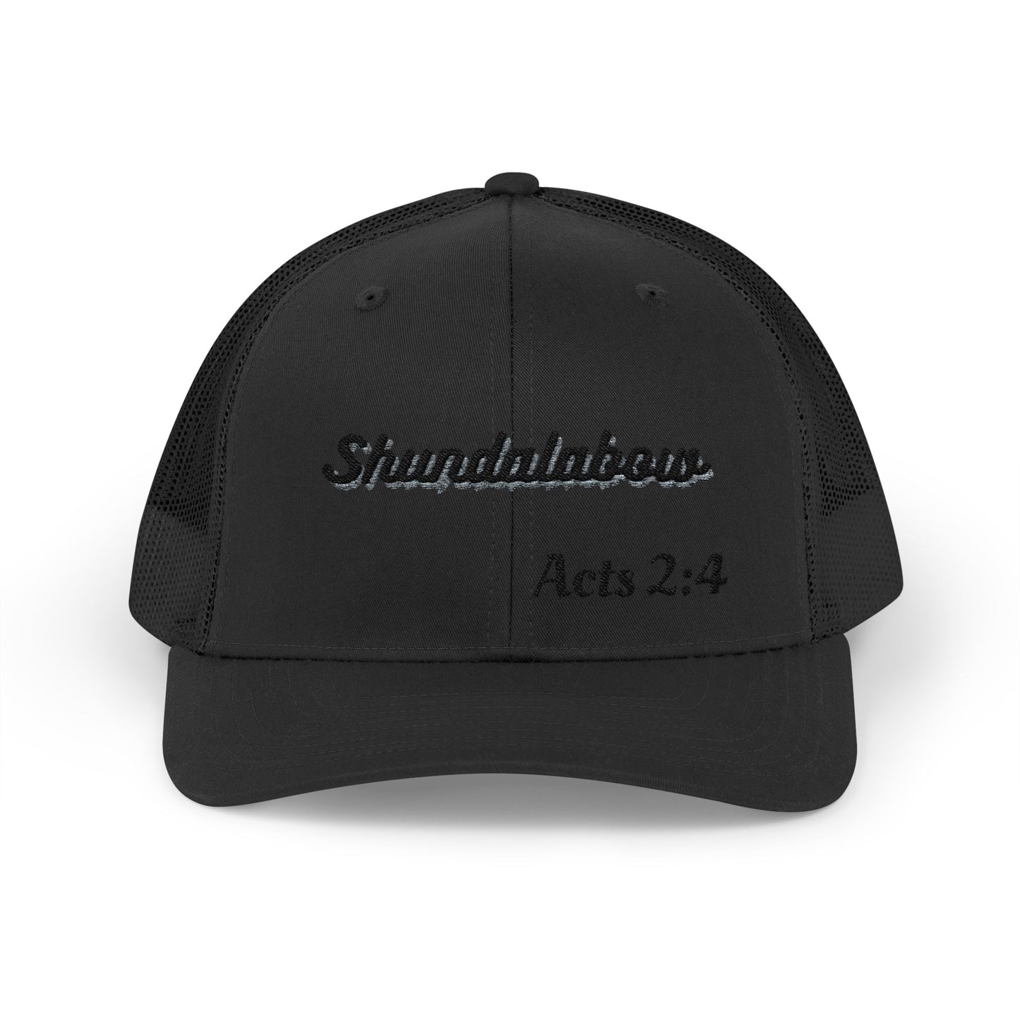 Unisex Acts 2:4 Snapback Trucker Cap - Embroidered