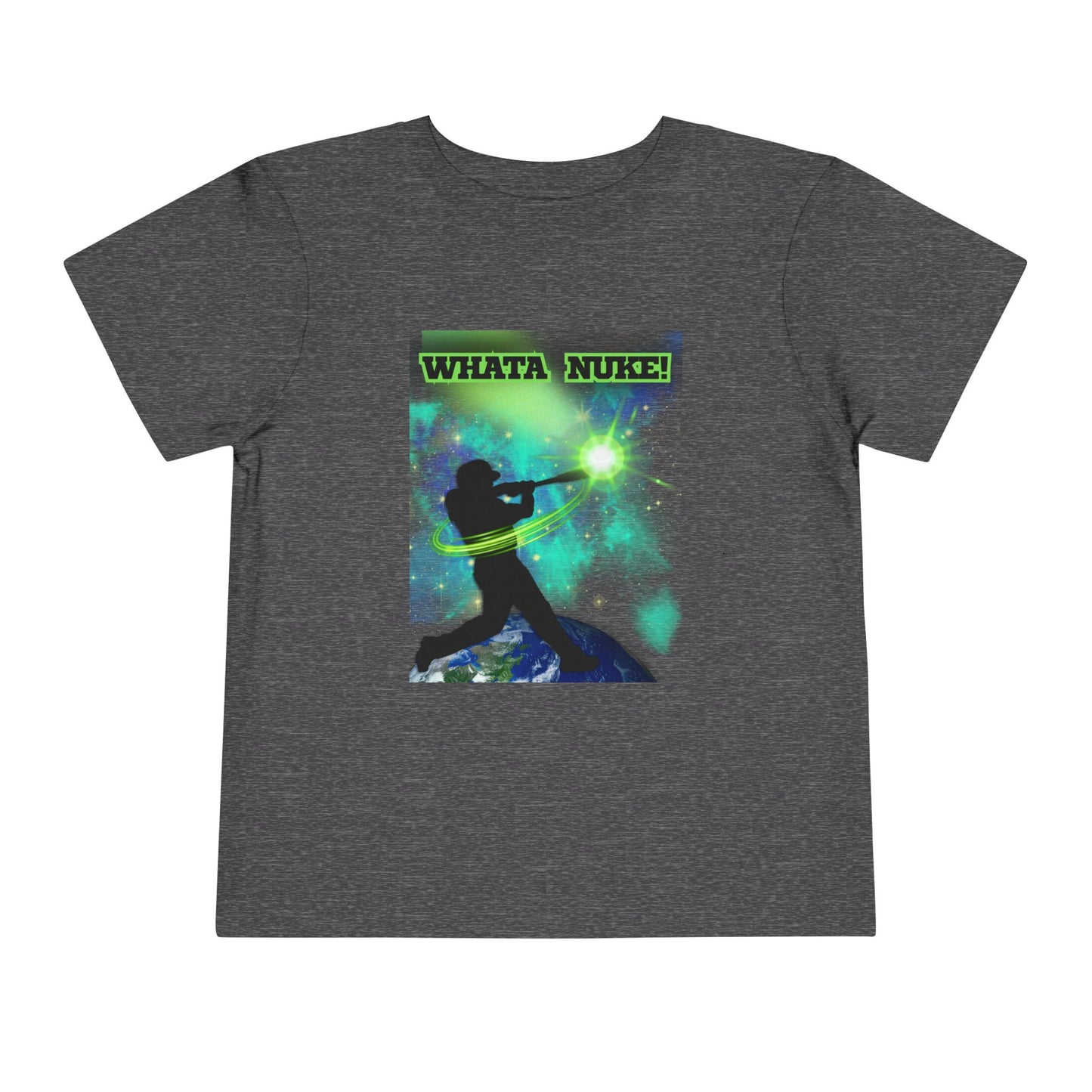 Whata Nuke Baseball Tee - Toddler Graphic T-Shirt