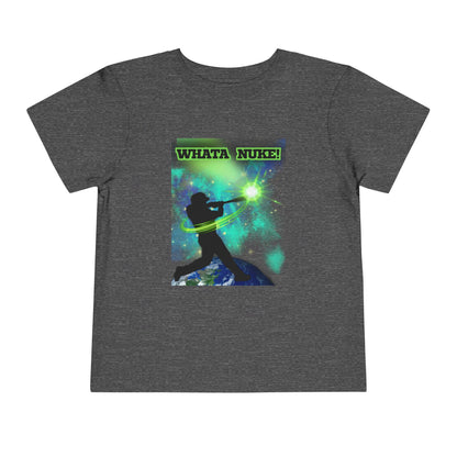 Whata Nuke Baseball Tee - Toddler Graphic T-Shirt