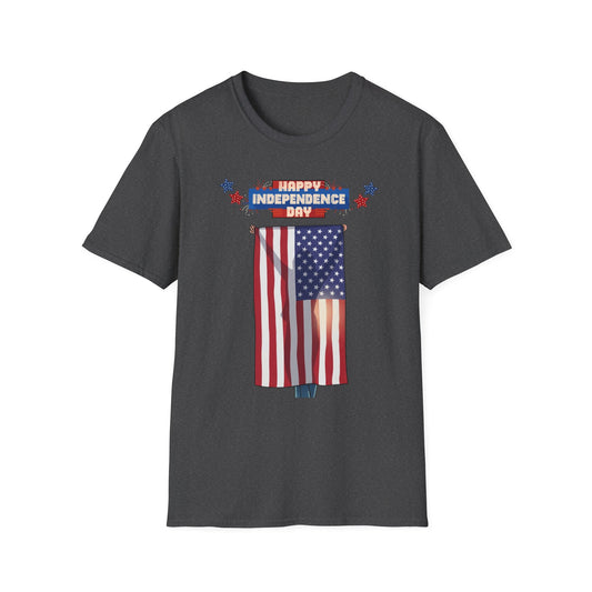 July 4th Flag Holder - G64000 Unisex T- Shirt