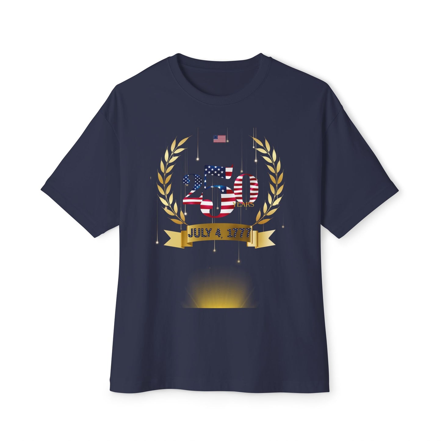 Celebrate 250 Tee – Oversized Box Graphic T-Shirt