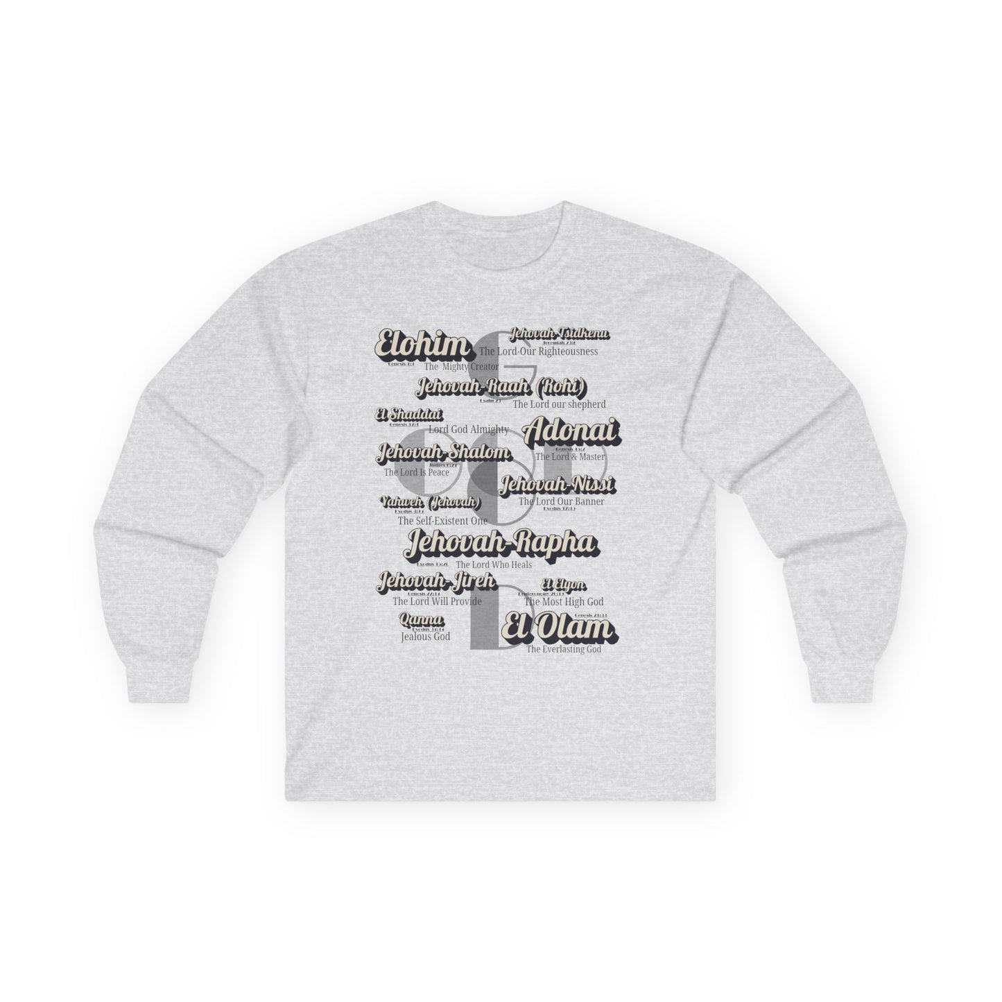 Names of God - Unisex Long Sleeve Tee