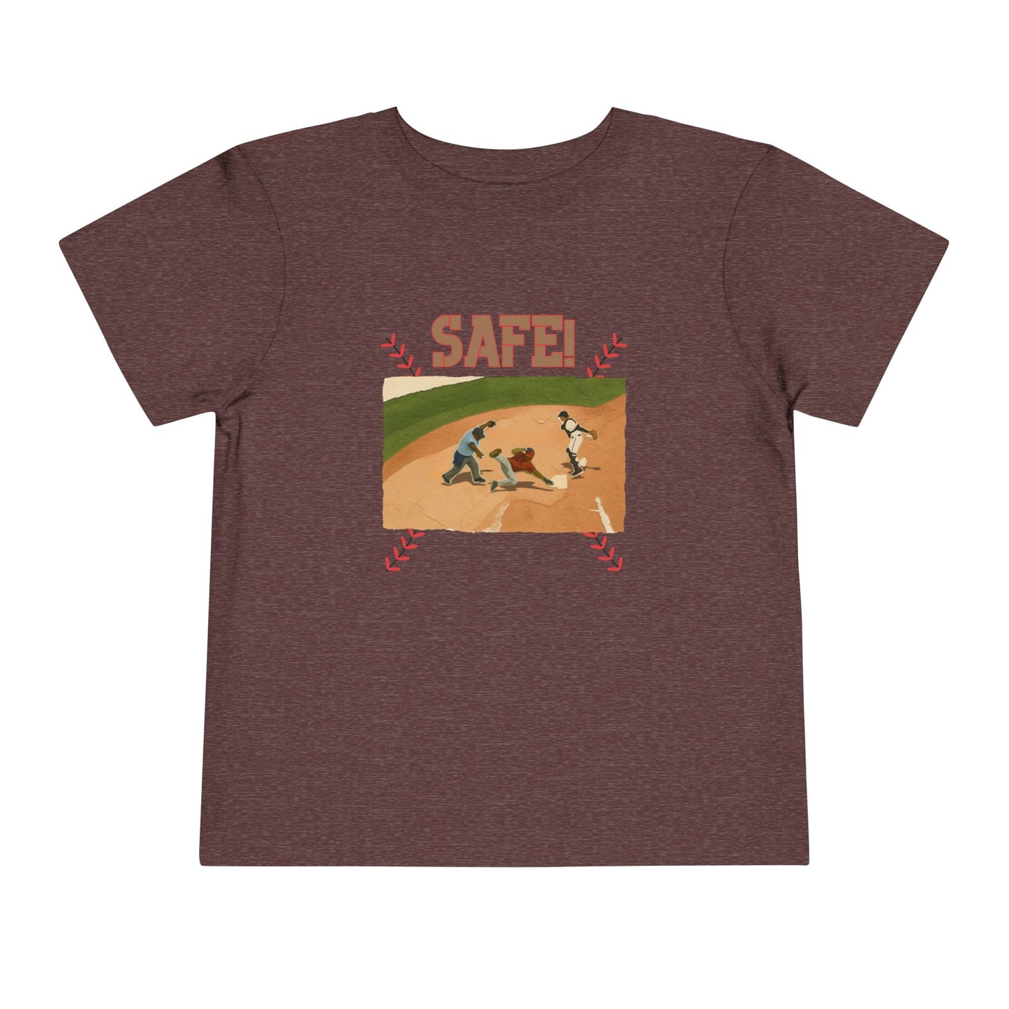 Safe Baseball Tee - Toddler Graphic T-Shirt