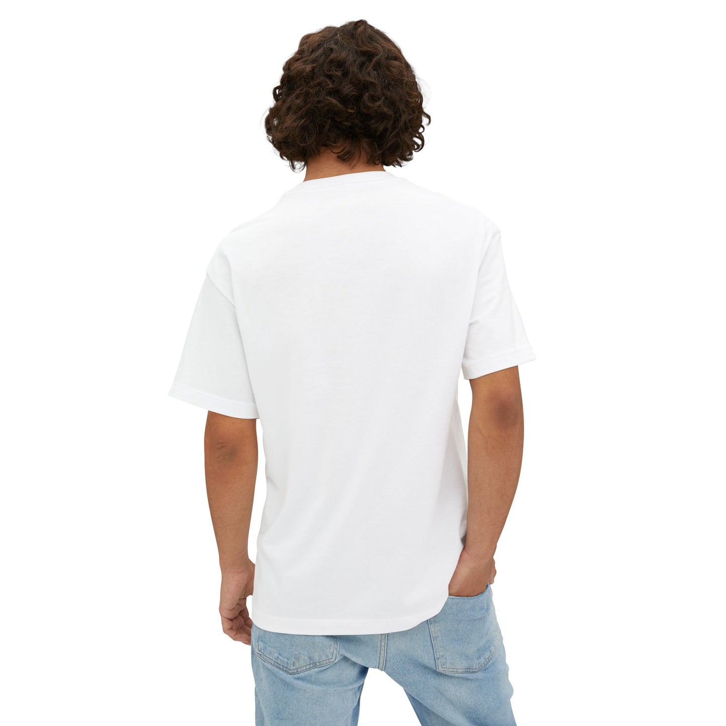 Football Interception Tee – Oversized Box Graphic T-Shirt