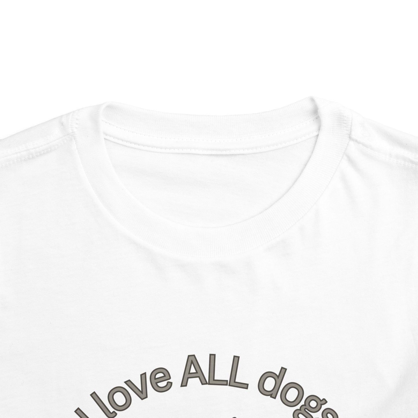 I Love All Dogs Tee - Graphic Toddler T-Shirt